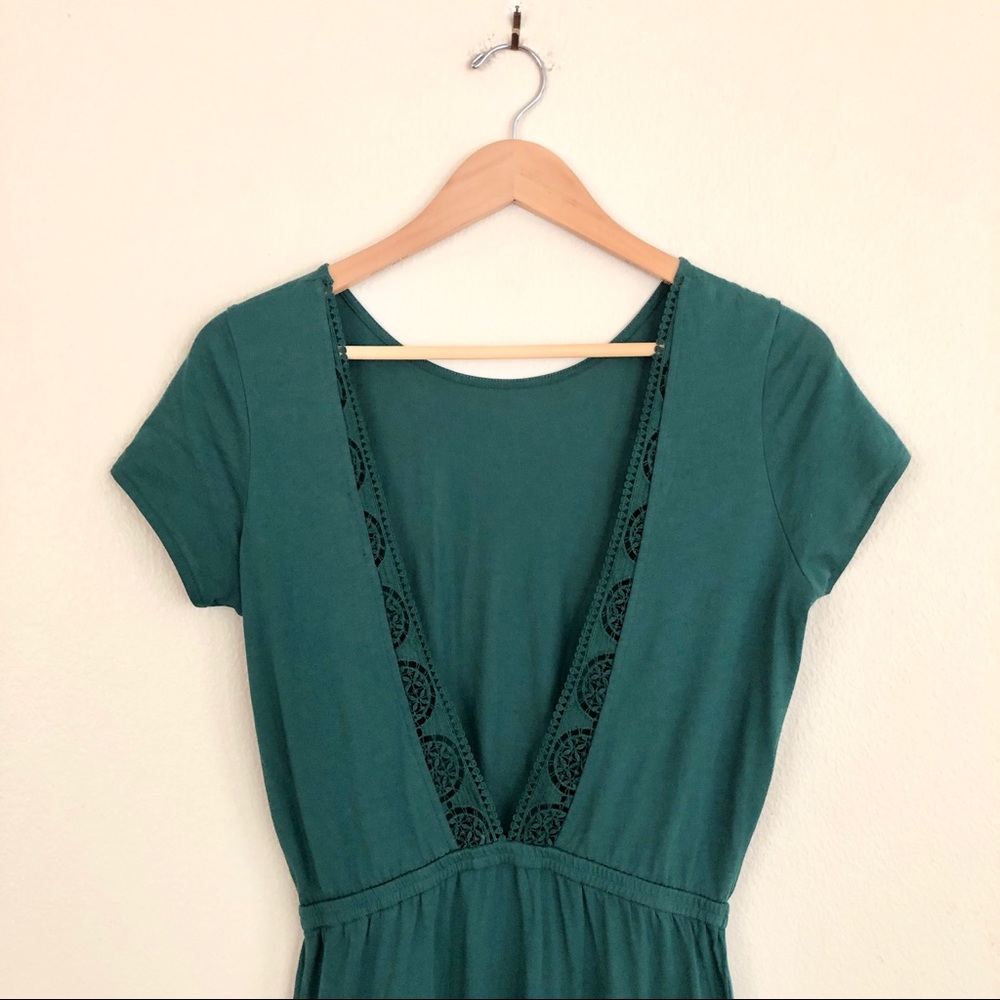 {Sezane} Lucille Backless Lace Midi Dress - Picture 8 of 10